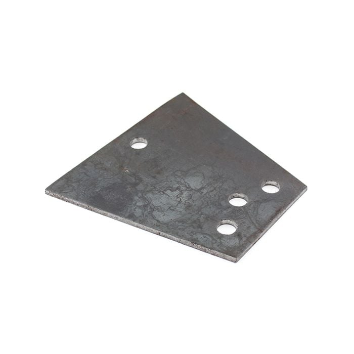 Sunrise 2/3 Hole Universal Coupling Hitch Plate Triangular 6mm - 3hcpn