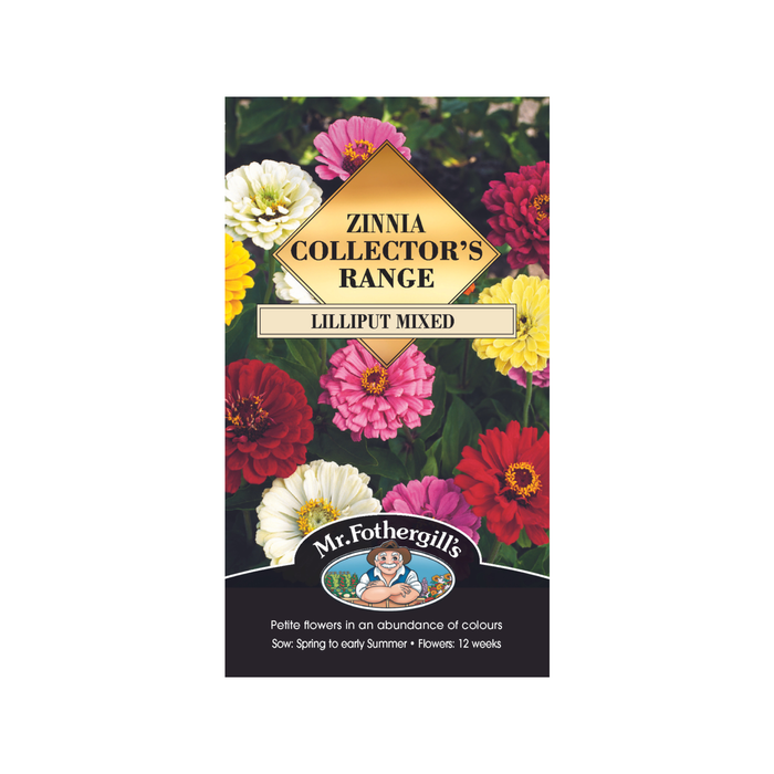 Mr Fothergill's Zinnia Lilliput Mixed Seeds