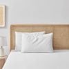 Essn Healthguard Allergy Sensitive Soft Cotton Cover Top Pillow Medium Profile Twin Pack