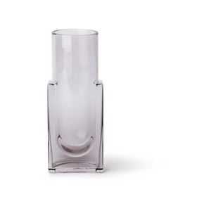 E Style 30cm Glass Pixie Tall Flower Vase Decor - Smoky Grey