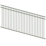 ProtectorAl 1201 - 2400 x 1200mm Pale Eucalypt Raked Up to 15º DTR All Up Pool Fence Panel