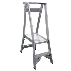 INDALEX 0.6m Industrial Aluminium 180KG Pro Series Platform Ladder