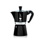 Bialetti Moka 6 Cup Black Espresso Maker