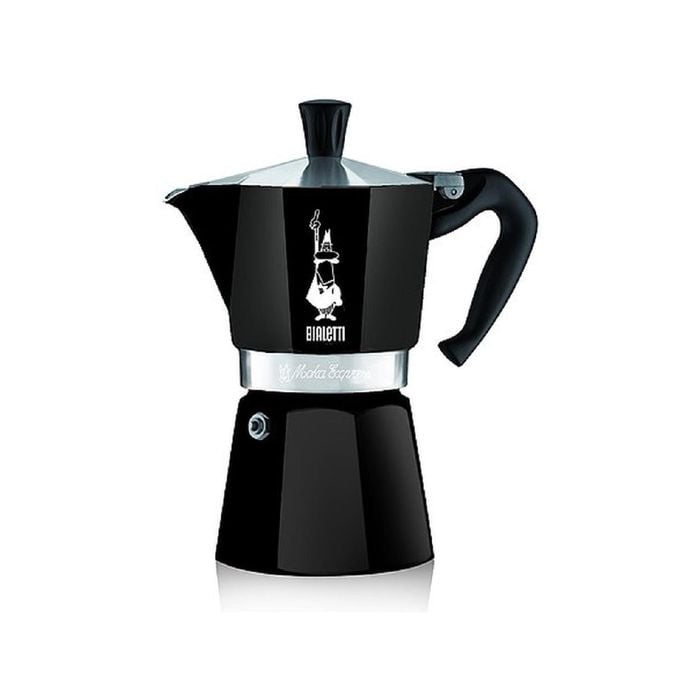 Bialetti Moka 6 Cup Black Espresso Maker