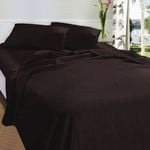 Fieldcrest 875TC Egyptian Cotton Sateen Sheet Set Chocolate Queen