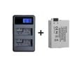 Canon Compatible Lp-e8 Battery Replacement + Lcd Dual Charger