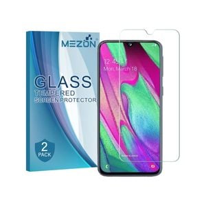 2 Pack MEZON Samsung Galaxy A70 Clear Tempered Glass Screen Protectors