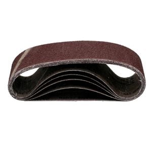 Craftright 75 x 533mm 40g Sanding Belts - 5 Pack