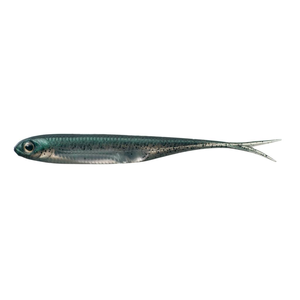 Fish Arrow Flash J Split 3" Soft Plastic Fishing Lure 03 Neon Green / Silver