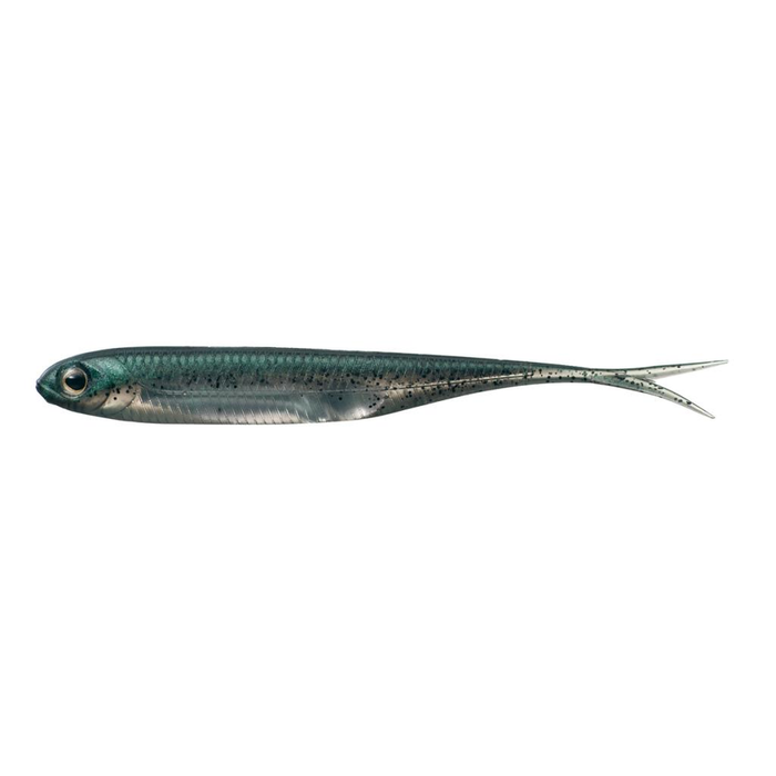 Fish Arrow Flash J Split 3" Soft Plastic Fishing Lure 03 Neon Green / Silver
