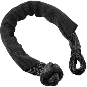 Vevor 12.7 X 558.8 Mm Synthetic Soft Shackle Rope Black 2 Pack 20 Ton Breaking Strength