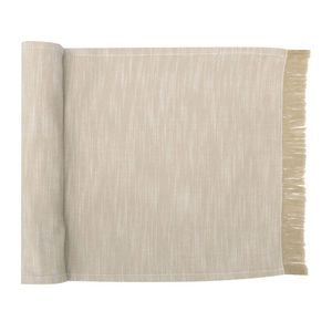 NF Home & Entertaining Essentials Elysian Table Runner 35x250cm Woven Beige