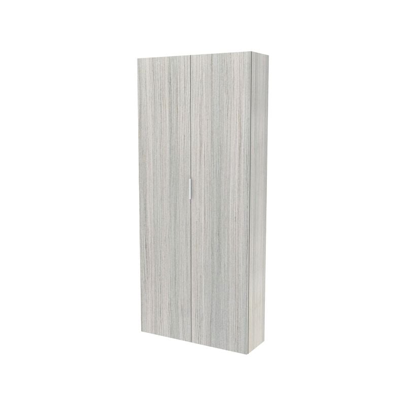 Lugna 2048 x 900 x 280mm Mist 5 Shelf Double Door Storage Cabinet