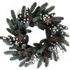 Lifebay Gingerbread Christmas Wreath with House & Snowflake Ornaments