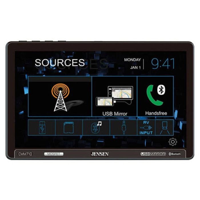 Jensen 10.1" Bt Usb Multimedia Receiver