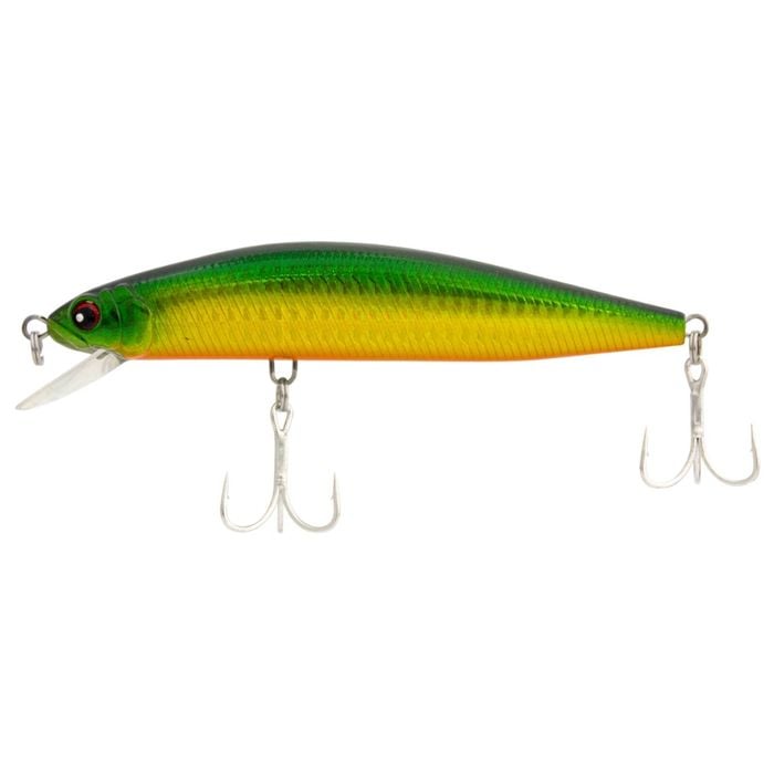125mm FishArt Zako Green Gold Heavy Sinking Minnow Fishing Lure - 40g Hard Body Lure