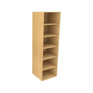 Lugna 2048 x 600 x 580mm Sand 5 Shelf Shelving Unit