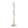 Miuz Solid Beechwood Hat Coat Clothes Rack Stand
