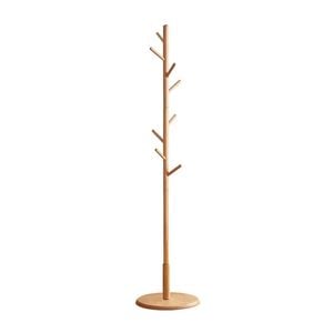 Miuz Solid Beechwood Hat Coat Clothes Rack Stand
