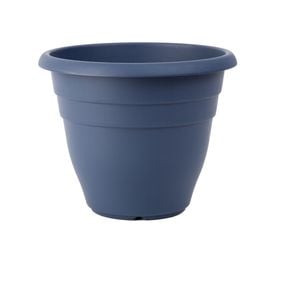Northcote Pottery 20 x 16cm Navy Round Villa Pot