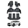 AUSGO 3-Row Set Car Floor Mats for Toyota Kluger 2021-Onwards Floor Liners