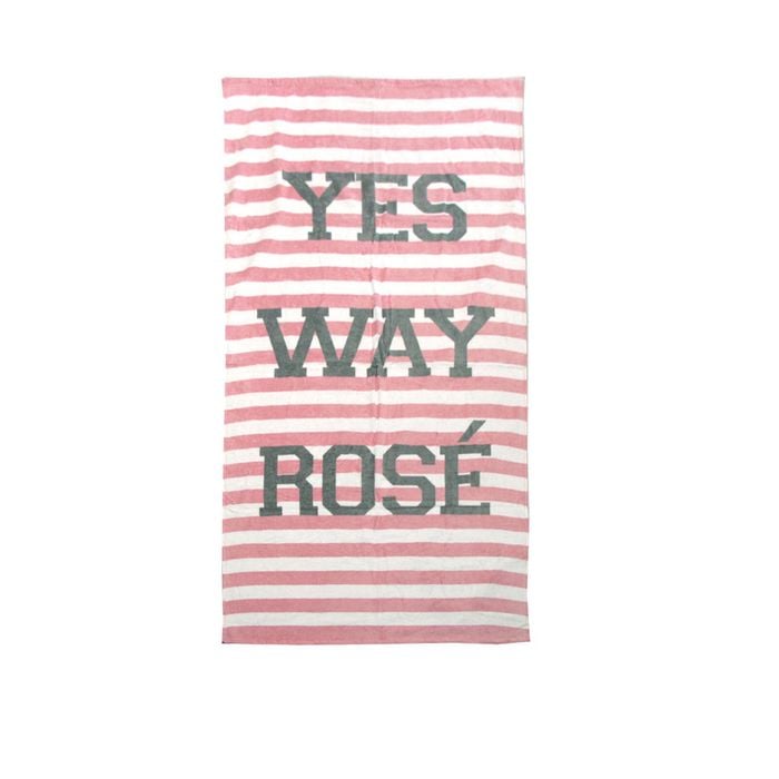Velour Cotton Printed Beach Towel Way Rose 80 x 160 cm