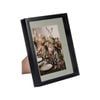 Nicola Spring 8" x 10" Black 3D Box Photo Frame - 5" x 7" Mount