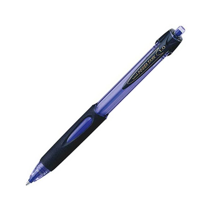 Uni Power Tank Retractable Fine Pen (Box of 12) (Blue)