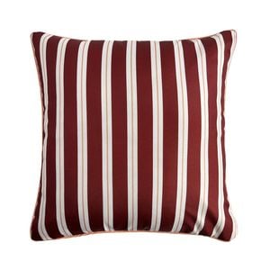 Marquee 45cm Red Pink Annie Pinstripe Outdoor Cushion