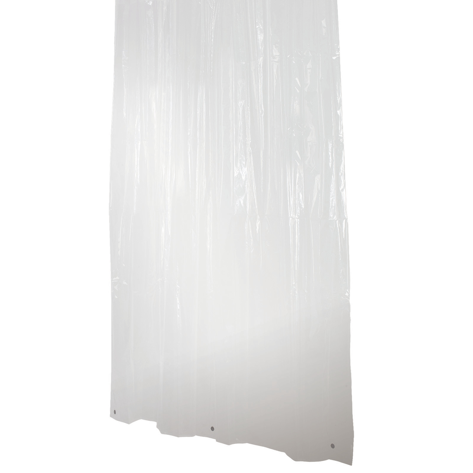 Barelli 180 x 180cm Crystal Clear PEVA Shower Curtain