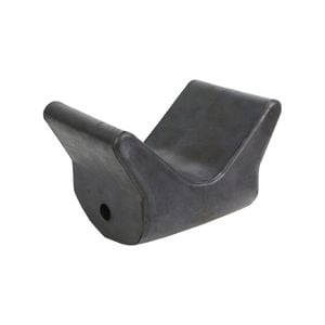 Sunrise 4.5" Rubber V Block 12mm Bore 120mm Base Black - Vbr412