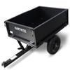 Kartrite Heavy Duty Dump Cart 270kg Pneumatic Tyres Pedal Rem Tailgate Garden Trailer