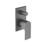 Gareth Ashton Gun Metal Park Avenue Shower Mixer with Diverter