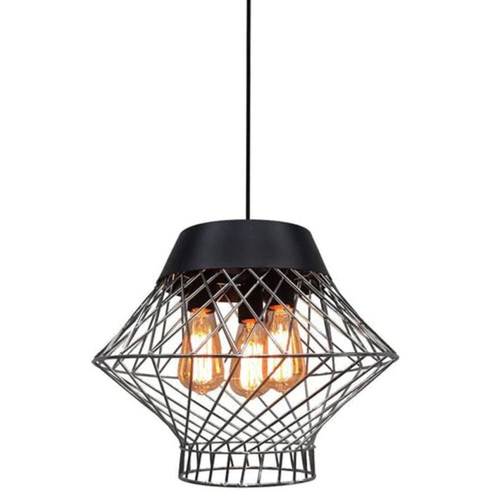 Chrome BALI 3 Light Pendant