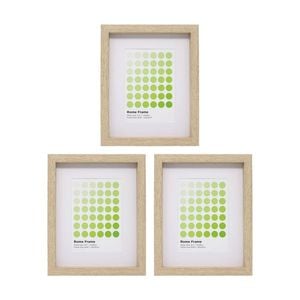 3PK Braz Rome Image Photo Document Display Frame 20x25cm Beech