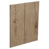 Kaboodle Spiced Oak Modern Corner Wall Cabinet Doors - 2 Pack
