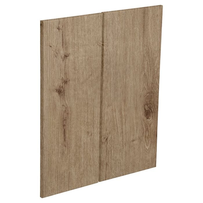 Kaboodle Spiced Oak Modern Corner Wall Cabinet Doors - 2 Pack