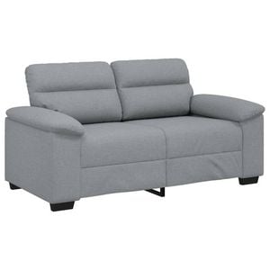 vidaXL 2-Seater Sofa Light Grey 120 cm Fabric sofa 2-seater couch fabric sofa