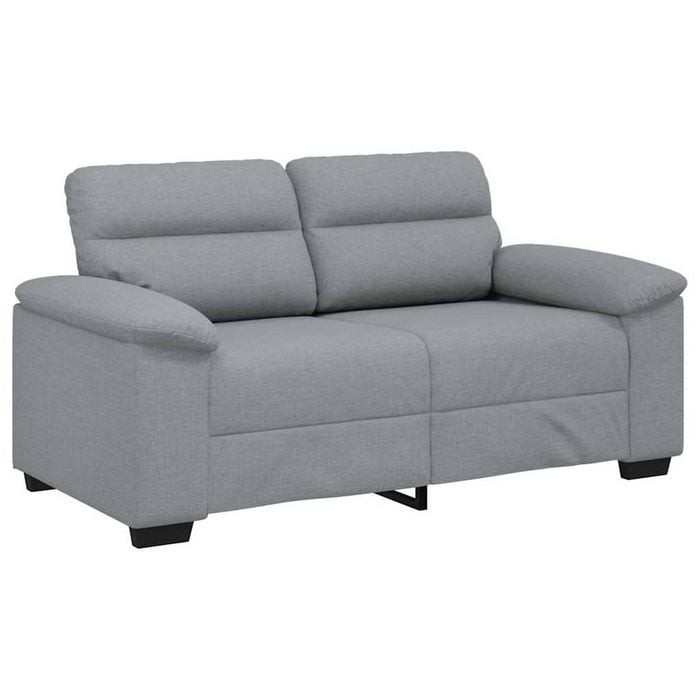 vidaXL 2-Seater Sofa Light Grey 120 cm Fabric sofa 2-seater couch fabric sofa
