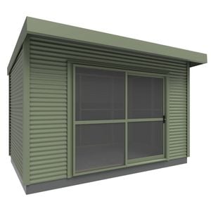 Duratuf 4X2.5X2.63m Mist Green Kaipara Cabin 