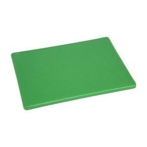 Hygiplas Chopping Board Low Density Green 305x229x12mm Commercial Kitchen Food Prep