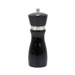 Chef Inox Mondo Salt / Pepper Mill Black Wood 50x155mm