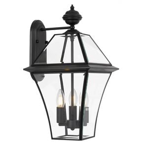 Telbix Black Rye 27 Exterior Wall Bracket