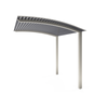 Exterior Life 6.0m Miami Curved Surfmist/Monument Pergola