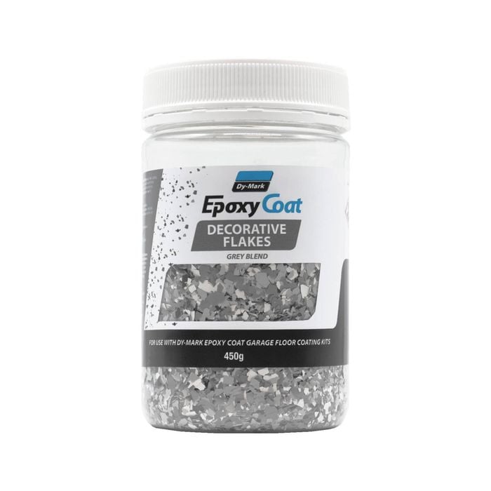 Dy-Mark 450g Grey Blend Epoxy Deco Flakes - Grey