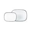 Argon Tableware 2pc White Enamel Pie Dishes Set - 2 Sizes
