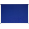 Corporate Felt Pinboard Aluminium Frame 1200x900mm Blue