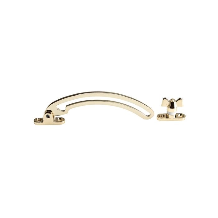 Jaeco Quadrant Window Stay Brass