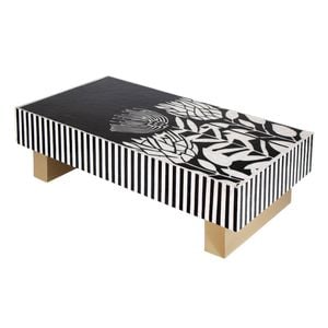 Mother Of Pearl Hand Inlay Studio Helix Coffee Table