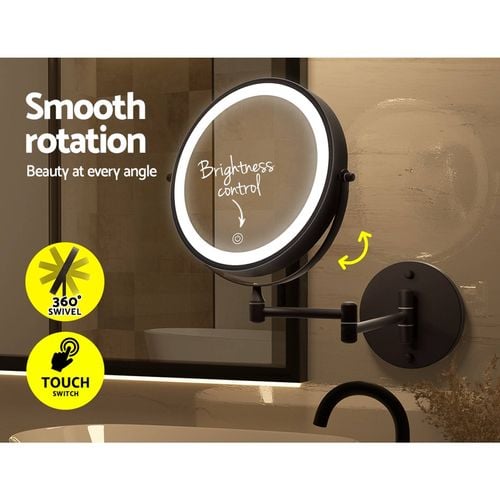 Embellir Make Up Extendable Makeup Mirror Brown Bunnings Australia